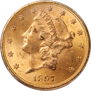 1897-S Liberty Head $20 Gold Main Image