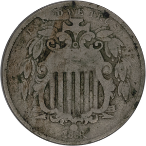 1868 Shield Nickel Main Image