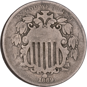 1869 Shield Nickel Main Image
