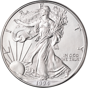 1994 $1 Silver American Eagle Main Image