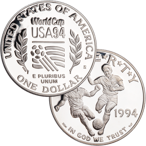 1994-S World Cup Tournament Silver Dollar Main Image