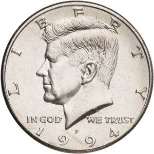 1994-P Kennedy Half Dollar MS60 Main Image