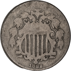 1882 Shield Nickel Main Image