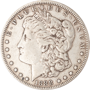 1888-O Morgan Silver $ DDO Hot Lips VF-D Main Image