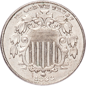 1883 Shield Nickel Main Image