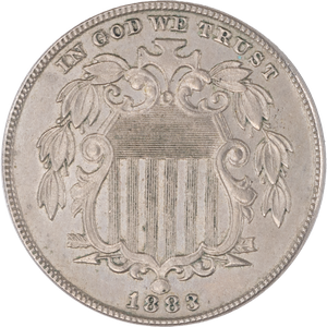 1883 Shield Nickel                  AU-D Main Image