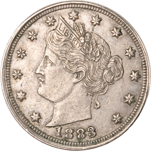 1883 Liberty Head Nickel, No Cents Main Image