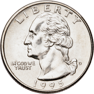 1995-D Washington Quarter MS60 Main Image