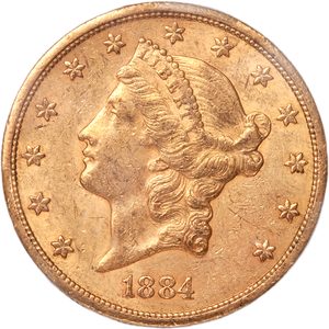 1884-CC $20 Liberty Head Gold Double Eagle Main Image