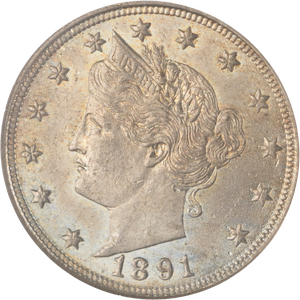 1891 Liberty Head Nickel Main Image