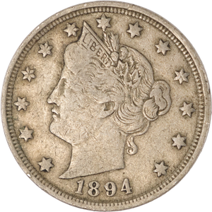 1894 Liberty Head Nickel            VFXF Main Image