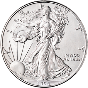 1996 $1 Silver American Eagle Main Image