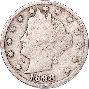 1898 Liberty Head Nickel CIRC Main Image