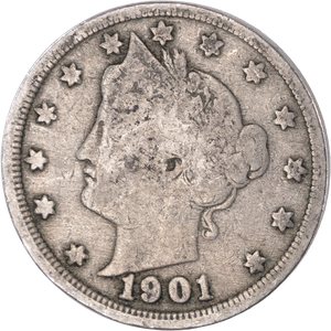 1901 Liberty Head Nickel G Main Image