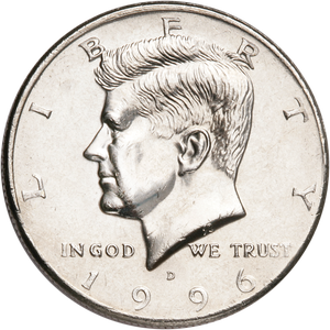 1996-D Kennedy Half Dollar Main Image