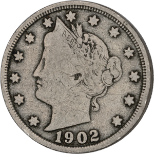 1902 Liberty Head Nickel AF Main Image