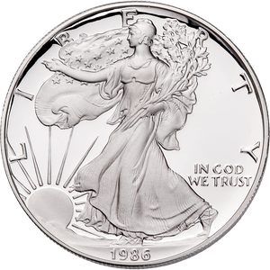 1986-S $1 Silver American Eagle Main Image