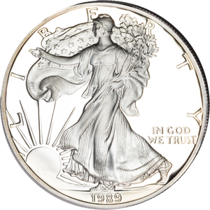 1989-S $1 Silver American Eagle Main Image