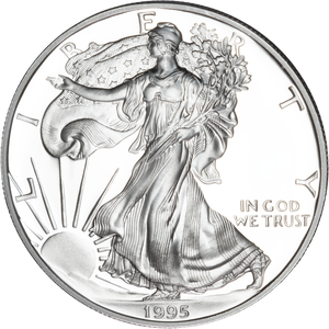 1995-P $1 Silver American Eagle Main Image
