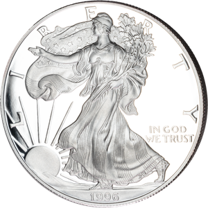 1996-P $1 Silver American Eagle Main Image