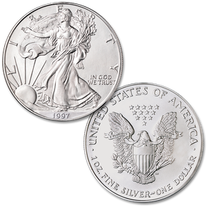 1997 $1 Silver American Eagle Main Image