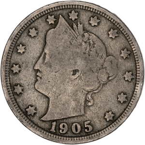 1905 Liberty Head Nickel AF Main Image