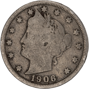 1906 Liberty Head Nickel VG Main Image