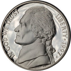 1997-S Jefferson Nickel Proof PR63 Main Image