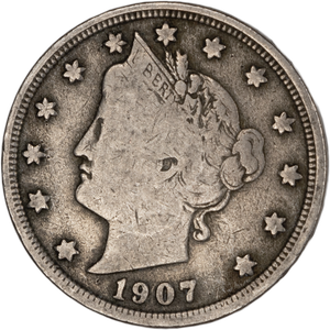 1907 Liberty Head Nickel AF Main Image