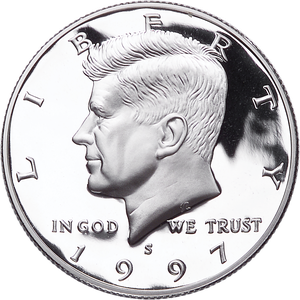 1997-S 90% Silver Kennedy Half Dollar Main Image
