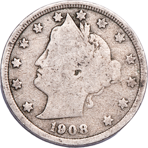 1908 Liberty Head Nickel G Main Image