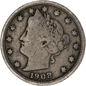 1908 Liberty Head Nickel Main Image