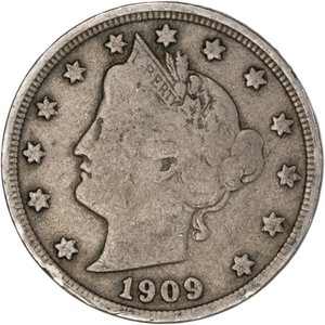 1909 Liberty Head Nickel AF Main Image