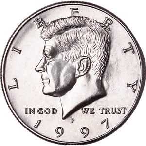 1997-P Kennedy Half Dollar MS60 Main Image