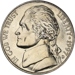 1997-D Jefferson Nickel MS60 Main Image