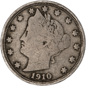 1910 Liberty Head Nickel AF Main Image