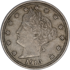 1910 Liberty Head Nickel XF Main Image
