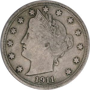 1911 Liberty Head Nickel VF Main Image
