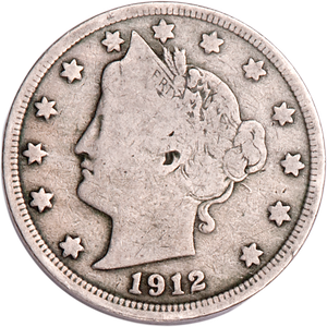 1912 Liberty Head Nickel VG Main Image