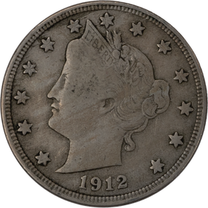 1912 Liberty Head Nickel AF Main Image