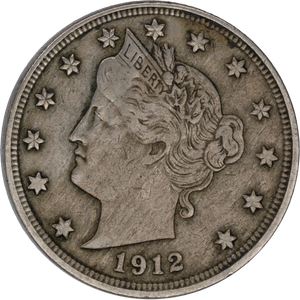 1912 Liberty Head Nickel VF Main Image