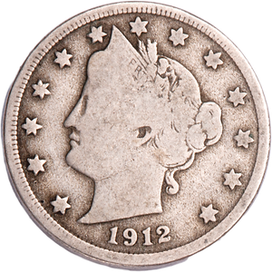 1912-D Liberty Head Nickel VG Main Image