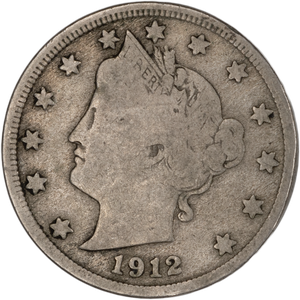 1912-D Liberty Head Nickel AF Main Image