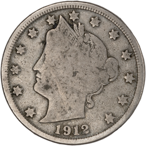 1912-D Liberty Head Nickel F Main Image