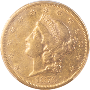 1876-S Liberty Head $20 Gold Main Image