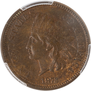 1872 Indian Head Cent Brown Main Image