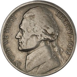 1938-S Jefferson Nickel Main Image