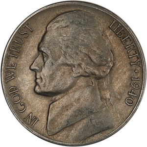 1940-D Jefferson Nickel CIRC Main Image