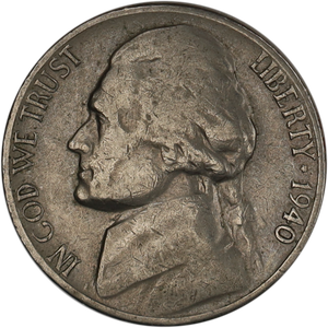 1940-S Jefferson Nickel CIRC Main Image