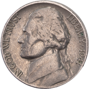 1941 Jefferson Nickel CIRC Main Image